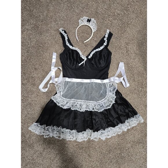 Frederick's Of Hollywood Maid Dress size Large - Picture 1 of 4